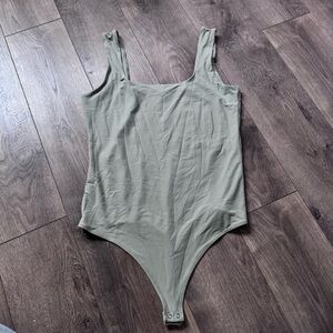 Abercrombie & Fitch Olive Bodysuit